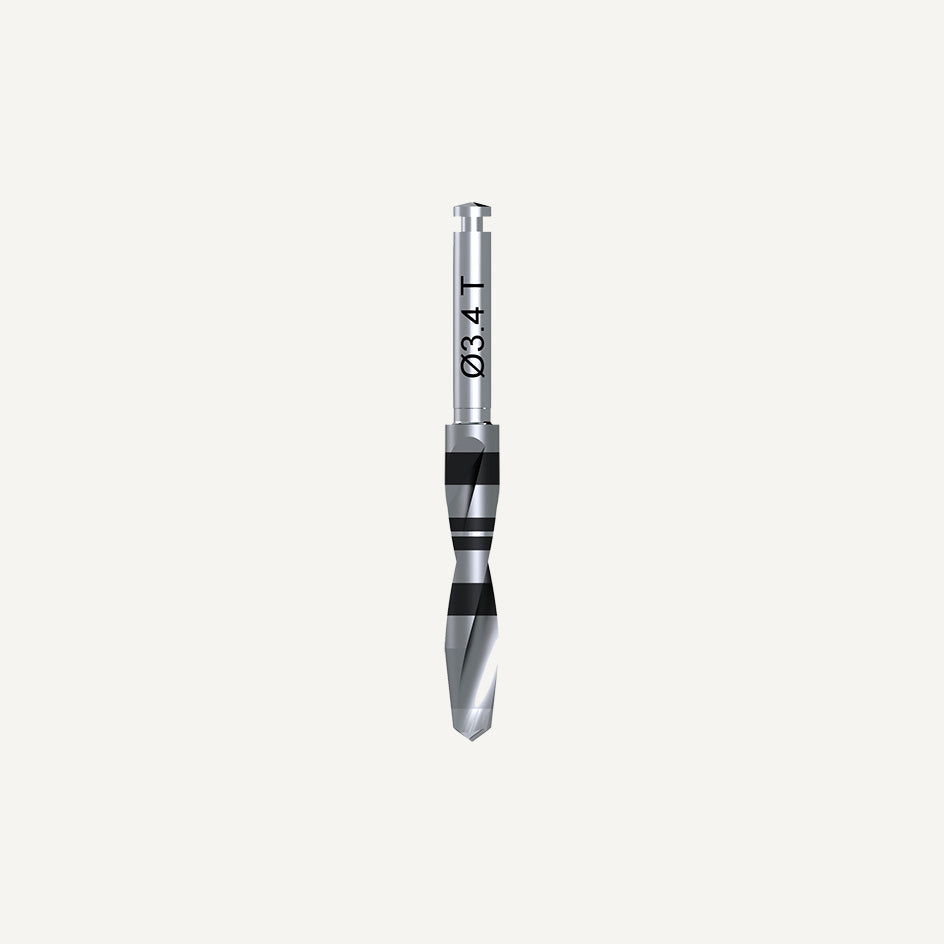 Spiralborr, Tapered ∅3.4 × 7 – 17 mm