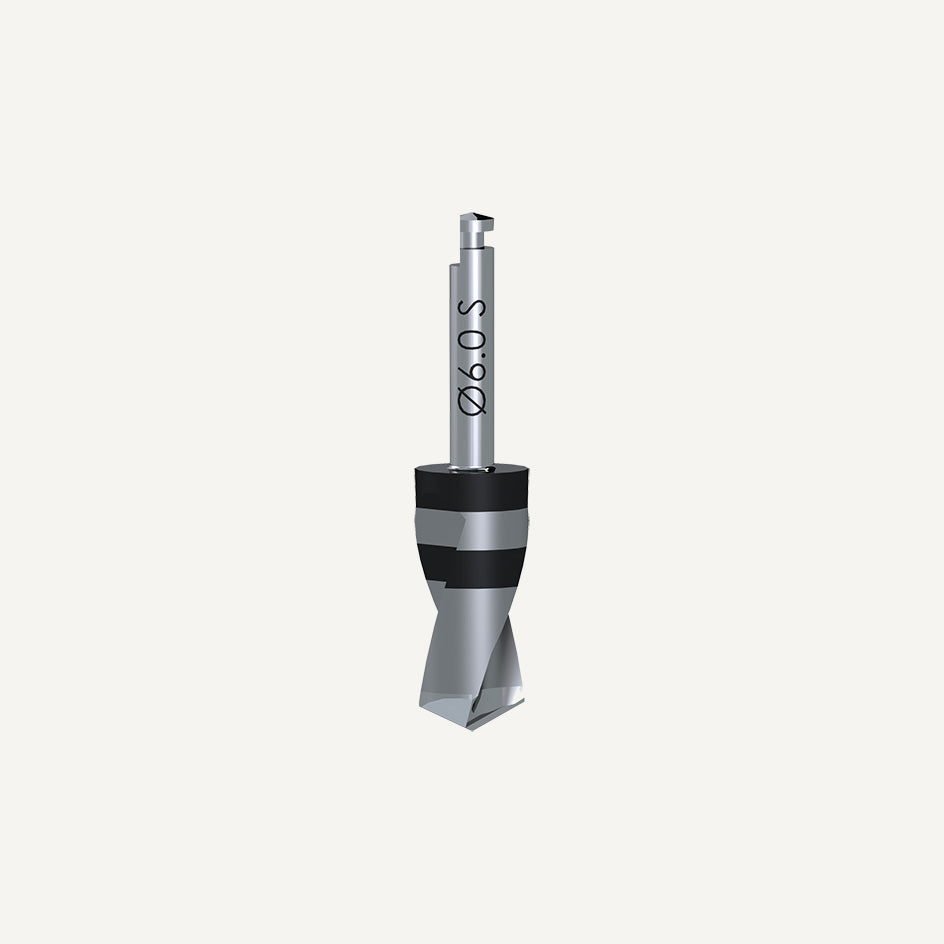 Spiralborr, Straight ∅6.0 × 7 – 11 (13) mm